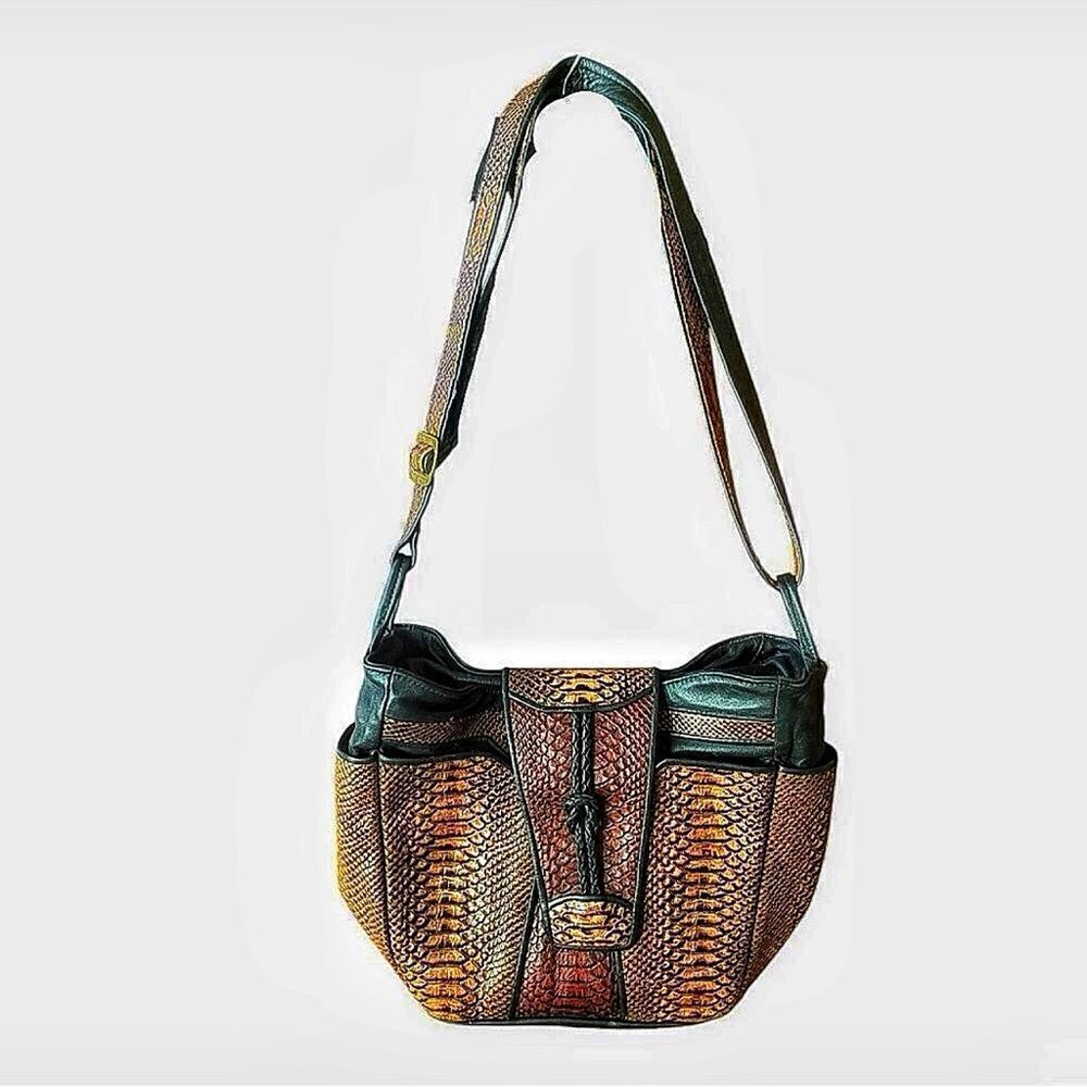 EUC D’Onifrio Brown Artisan Handmade Genuine Quiet Luxury Leather Shoulder Bag